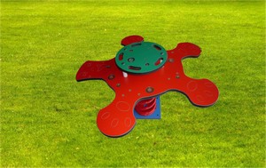 Jeu sur ressort 5 places Coccinelle